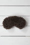 Cocoa Teddy Eye Mask In Curly Fur, thumbnail 1 of 2