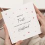 Personalised First Valentines Day Card For Husband, thumbnail 1 of 7