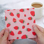 Luxury Strawberry Wrapping Paper/Gift Wrap, thumbnail 6 of 10