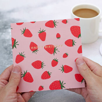 Luxury Strawberry Wrapping Paper/Gift Wrap, 6 of 10