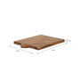 Personalised Large Natural Teak Chopping Board, thumbnail 6 of 7