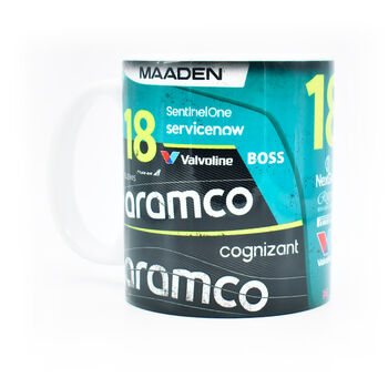 Stroll #18 2025 Formula Racing Car Mug, 3 of 4