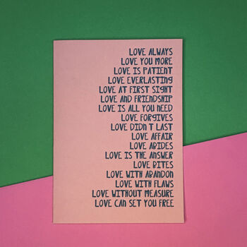 Valentines Card, Love Always, 3 of 4