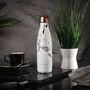 Marble Reusable Metal Water Bottle, Black Or White, thumbnail 1 of 5
