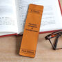 Personalised Leather Bookmark, thumbnail 1 of 4
