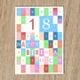 Personalised 18th Birthday Card Age And Name, thumbnail 6 of 10
