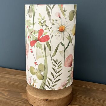 Alda Multi Spring Flowers Tall Cylinder Lampshade, 10 of 11