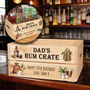 Personalised Rum Bar Treat Hamper Gift Crate, thumbnail 1 of 5