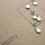Sympathy Card, Bereavement Card, Simple Floral Design, thumbnail 3 of 4