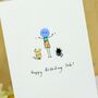 Personalised 'Button Pet' Handmade Birthday Card, thumbnail 3 of 6