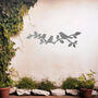 Birds On Branch Metal Wall Art For Garden And Home Decor Gift, thumbnail 10 of 10