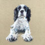 Custom Pet Portrait Painting On Linen Canvas Board, thumbnail 6 of 12