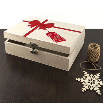 Personalised All Wrapped Up Christmas Eve Box, 10 of 10