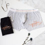 The Bride's Property, Wedding Date Groom's Boxers, thumbnail 1 of 3