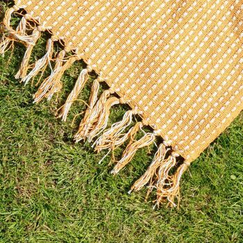 Colourful Yellow Picnic Blanket, 5 of 6