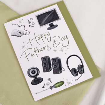 Computer Gaming Father's Day Card, 2 of 3