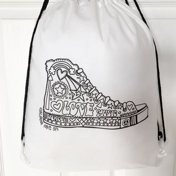 Bag To Colour In With Boot, 2 of 7