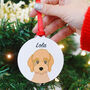 Personalised Dog Breed Christmas Decoration Bold, thumbnail 10 of 12