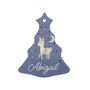 Personalised Christmas Tree Ceramic Decoration, thumbnail 2 of 7