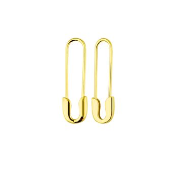 Sterling Silver Safety Pin Earring, 7 of 8