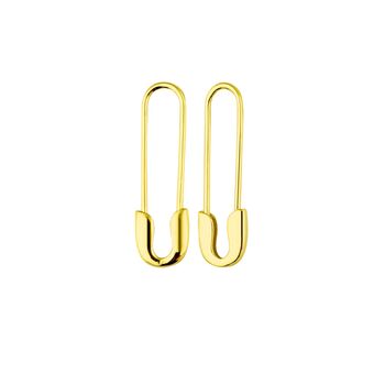 Sterling Silver Safety Pin Earrings, 7 of 8