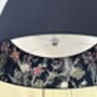 Double Sided Navy Wildlife Lampshade / Ceiling Light, thumbnail 5 of 6