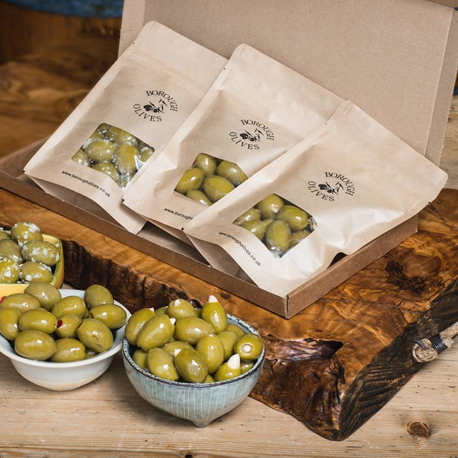 Stuffed Olive Box By Borough Olives