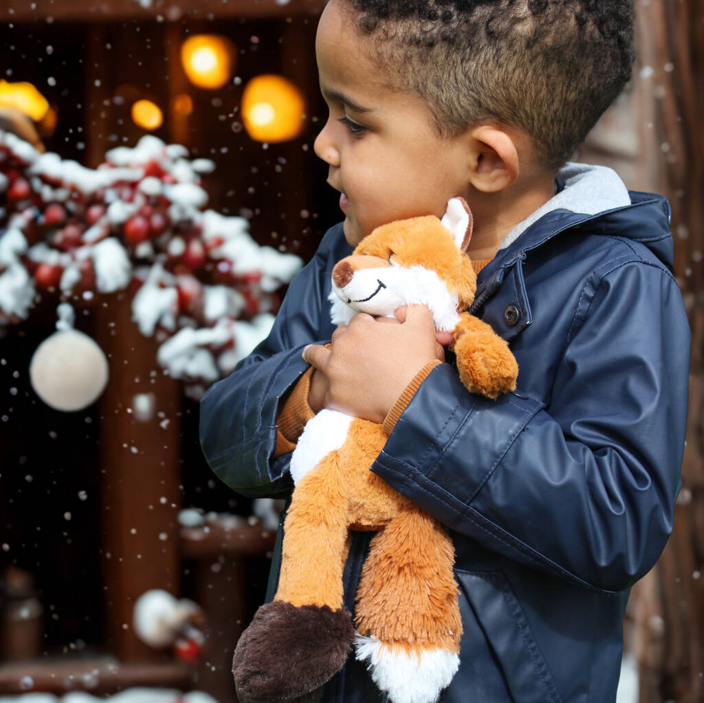 Fox Foxy Dave Soft Premium Plush Toy, From Birth With Gift Packaging, 1 of 8