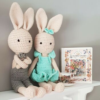 Crochet Bunny Handmade And Super Soft, 2 of 4