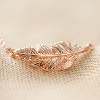 Feather Pendant Necklace, 8 of 12