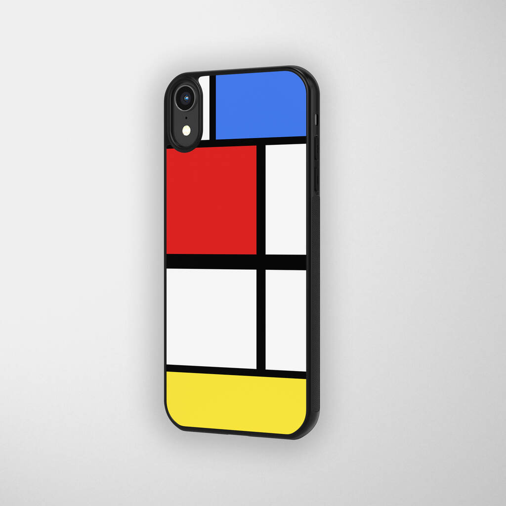 Personalised Mondrian iPhone Case 12 13 14 15 Se By Crank ...