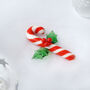 Artisan Glass Candy Cane In Gift Box | Collectable | Glass Ornament | Homeware | Home Decor | Christmas Decoration, thumbnail 1 of 3