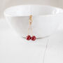 Red Cherry Necklace, thumbnail 3 of 7
