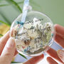 Personalised Dried Flower Filled Bauble For Mum, thumbnail 2 of 8