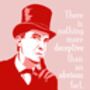 Sherlock Holmes Portrait Print And Quote, thumbnail 1 of 7