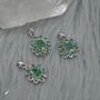 Emerald Pendant Necklace: May Birthstone, thumbnail 2 of 9