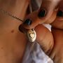 Silver Pebble Ashes Necklace, thumbnail 8 of 10