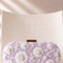 Lilac Breeze | Light Purple Capsule Embroidery Clutch, thumbnail 6 of 8
