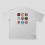West Ham Beer Mats Oversized T Shirt, thumbnail 2 of 8