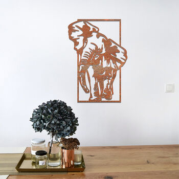 African Elephant Metal Art: Power And Elegance, 7 of 11