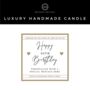 40th Birthday Gift Personalised Scented Candle, thumbnail 5 of 7