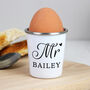 Personalised Mr Egg Cup Gift, thumbnail 2 of 2