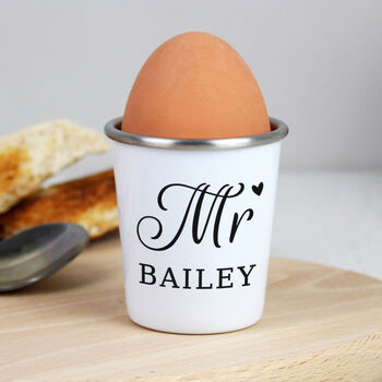 Personalised Mr Egg Cup Gift, 2 of 2