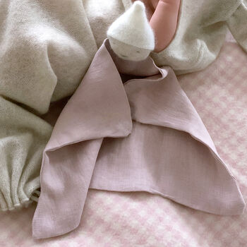 Linen And Cashmere 'Land Of Nod' Baby Comfort Blanket, 5 of 5