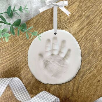 Baby Hand Or Foot Print Clay Moulding Kit, 9 of 12