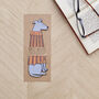 Lurcher Dog Bookmark Personalisation Available, thumbnail 5 of 11