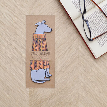 Lurcher Dog Bookmark Personalisation Available, 5 of 11