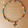 Beaded Necklace With Ethiopian Cross, thumbnail 2 of 9