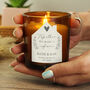 Personalised Anniversary Date Glass Candle, thumbnail 3 of 4