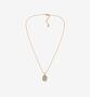 Enso Aqua Stone Necklace, thumbnail 1 of 5
